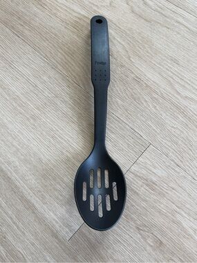Prestige Black Nylon Slotted Serving Spoon Safe NonStick Cookware Used Utensil
